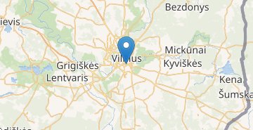 地图 Vilnius