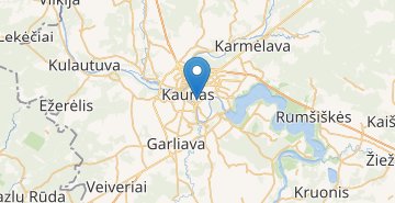 Map Kaunas