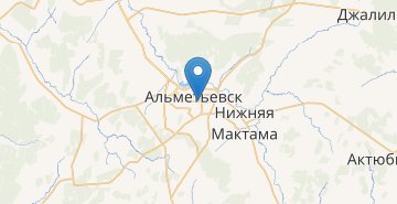 Mapa Almetyevsk