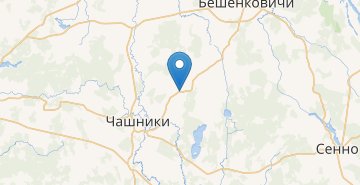 Карта Большая Ведрень (Чашникский р-н)
