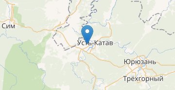 Mapa Ust-Katav