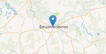 Mapa Beshenkovichi (Beshenkovichskij r-n)