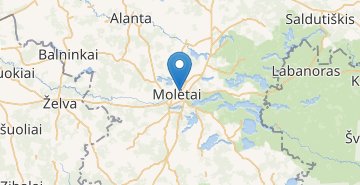 Mapa Molėtai
