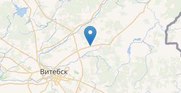 Mapa Belynovichi (Vitebskij r-n)