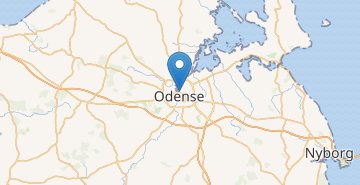 Mapa Odense