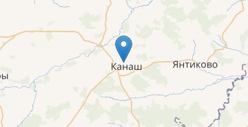Map Kanash (Chuvash Republic)