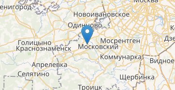 Map Moskva Airport Vnukovo