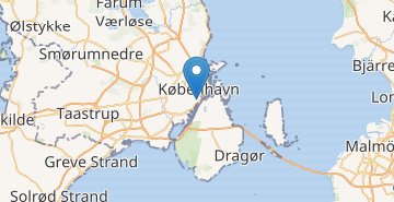Mapa Kobenhavn