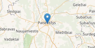 Мапа Паневежис