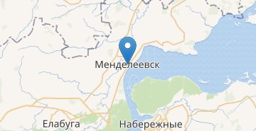 地图 Mendeleyevsk