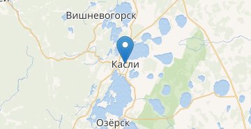 Mapa Kasli