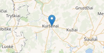 地图 Kuršėnai