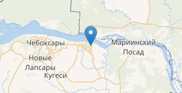 Map Novocheboksarsk