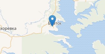 Map Bratsk