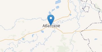 Mapa Abatskoe