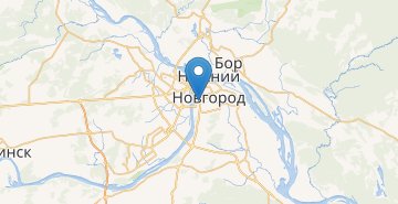 Mapa Nizhny Novgorod