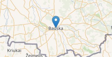 地图 Bauska