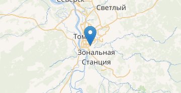 Mapa Tomsk