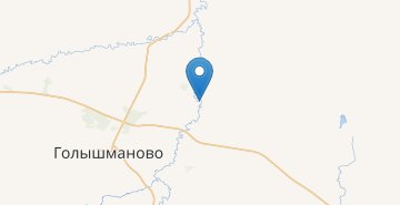 Mapa Golyshmanovo