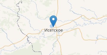 Mapa Isetskoe