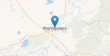 Map Yalutorovsk (Tyumenskaya obl.)