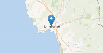 Карта Хальмстад