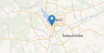 Mapa Izhevsk