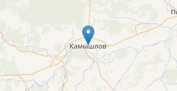 Mapa Kamyshlov