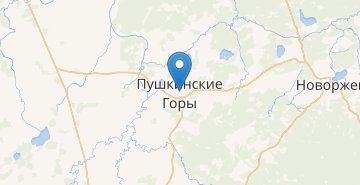 Mapa Pushkinskie Gory