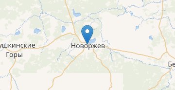 Mapa Novorzhev
