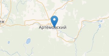 Map Artemovskiy (Sverdlovskaya obl.)