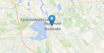 Map Vyshny Volochyok