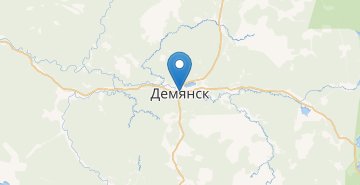 Map Demyansk, Novgorodskaya obl