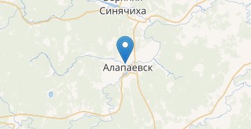 Map Alapayevsk