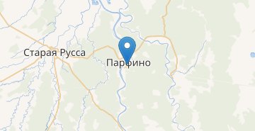 Map Parfino, Novgorodskaya obl