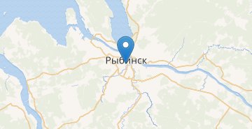 Map Rybinsk