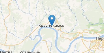 Mapa Krasnokamsk
