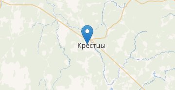 Map Kresttsyi, Novgorodskaya obl