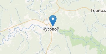Mapa Chusovoy