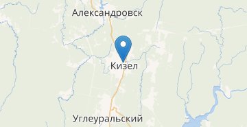 Mapa Kizel
