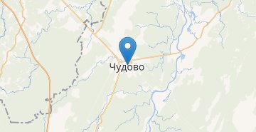 Map Chudovo, Novgorodskaya obl