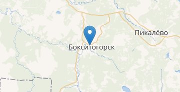 Map Boksitogorsk