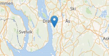 Карта Solberg, Akershus