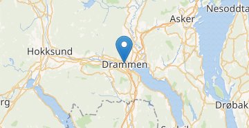 Карта Драммен