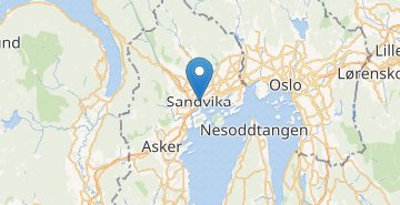 Map Sandvika