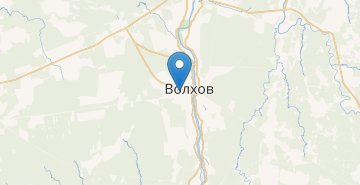 Mapa Volkhov
