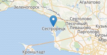 Map Sestroretsk