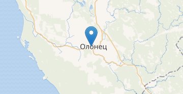Мапа Олонец