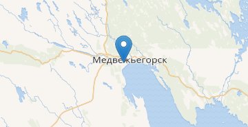 Map Medvezhyegorsk