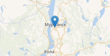 Mapa Murmansk